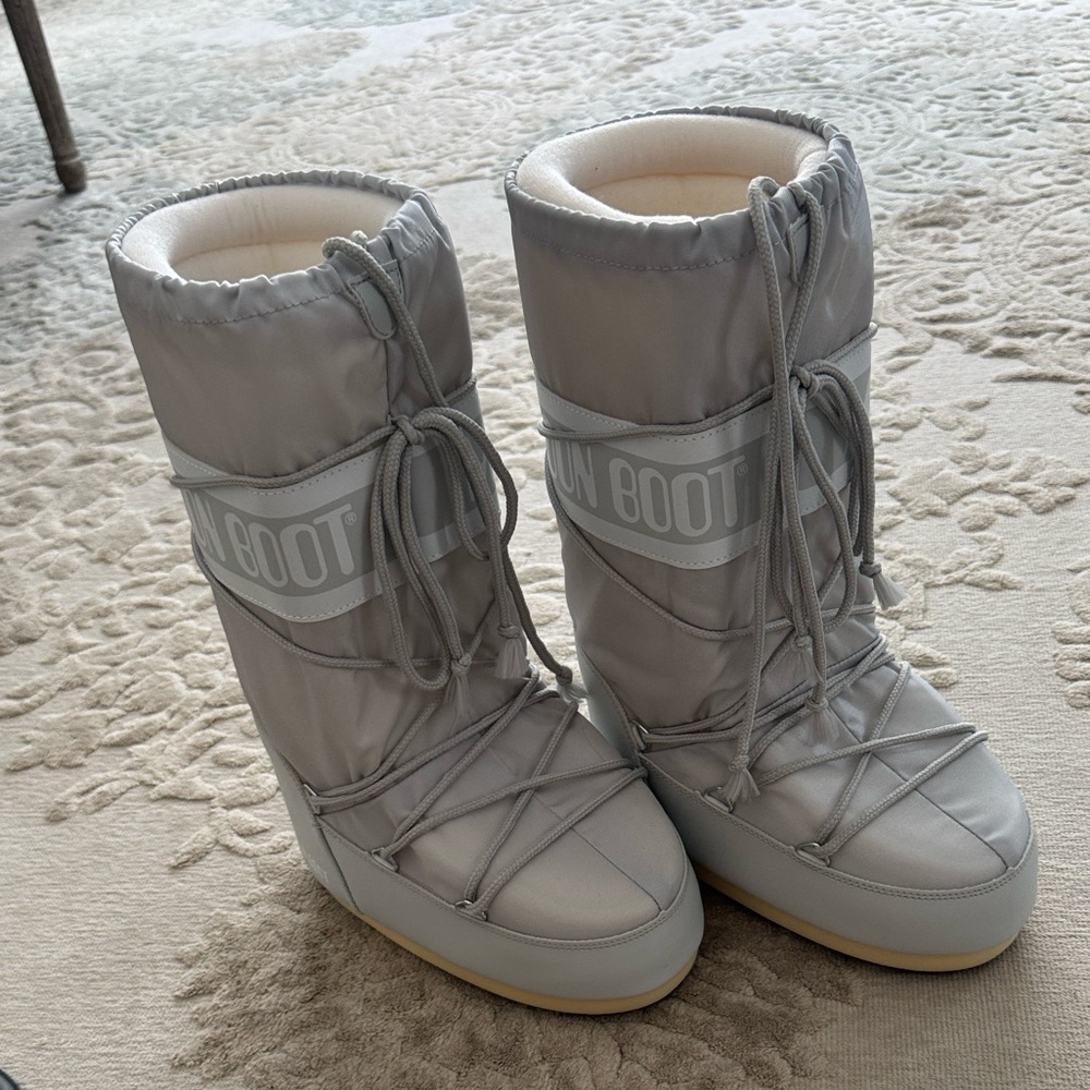 Moon Boot Women's Gray Winter Boots